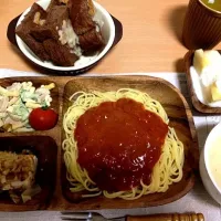 Snapdishの料理写真:シチュー＆ミートスパ|中島 飛鳥さん