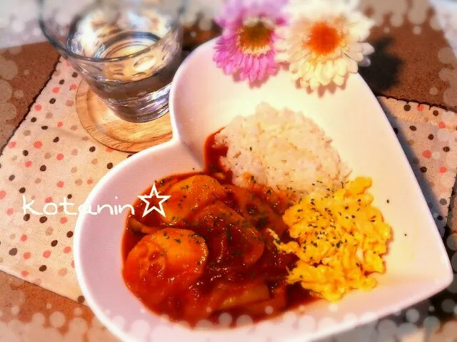 ヘルシートマト缶カレー(*^^*)☆|コタニンさん