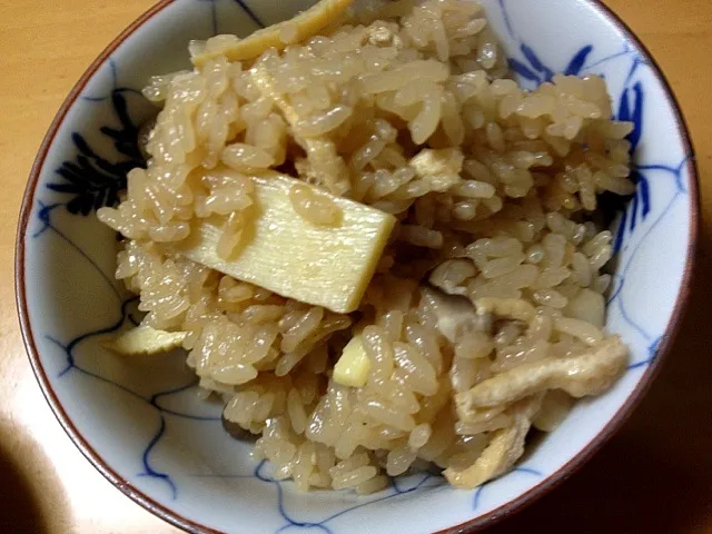 茸と筍の炊き込みご飯|しーさん