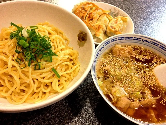 肉つけ麺＋餃子|toshi,I🍴さん