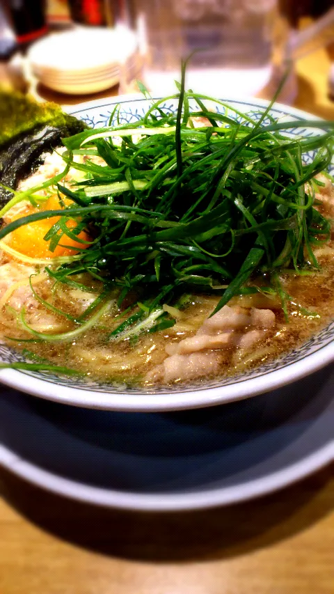 Snapdishの料理写真:どっかんネギ肉そば♪(丸源ラーメン)久しぶりに食べてきました(^^)|にゃんままさん