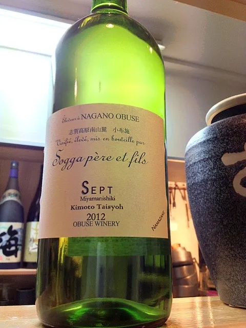 The sake which brewed in the wine barrels.|do dyuさん