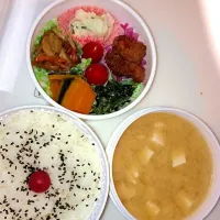 Snapdishの料理写真:今日のお弁当|mihoさん