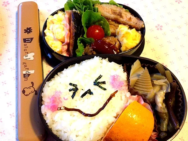 Snapdishの料理写真:久々のお弁当。  娘じゃなくてパパ弁当。|mari miyabeさん