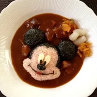 Snapdishの料理写真:ミッキーマウス☆カレー