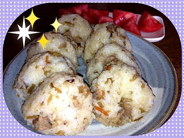 金平の残り混ぜただけ🍙|きょうこさんさん