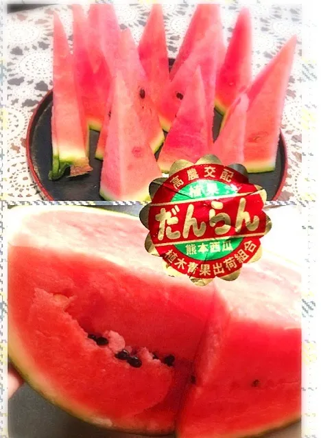 Snapdishの料理写真:Kumamoto watermelon🍉熊本すいか|🌈Ami🍻さん