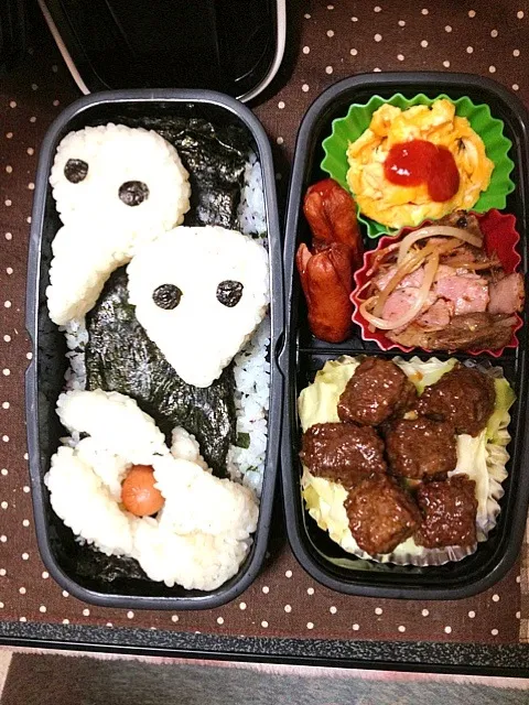 Snapdishの料理写真:エヴァ好きな彼のお弁当に作りました*\(^o^)/*|あゆみさん