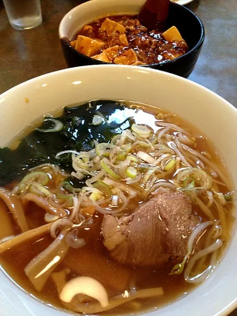 ラーメン・麻婆丼セット|伍龍やすさん