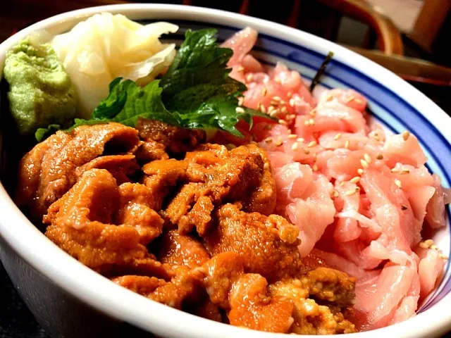 うにとろ丼|おかっぴーさん