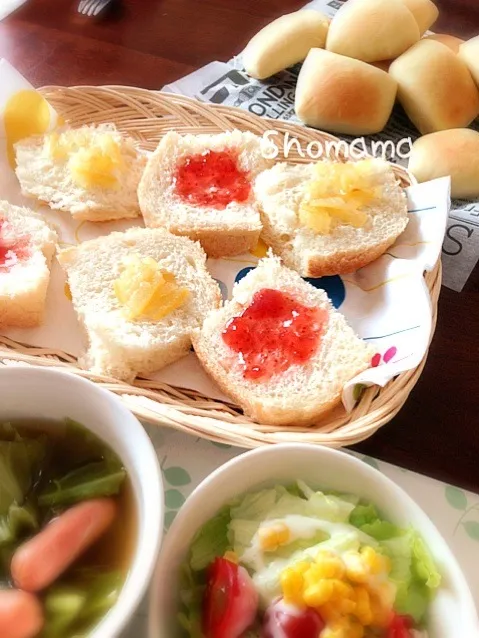 豆乳パン で子供とランチ|yukiさん