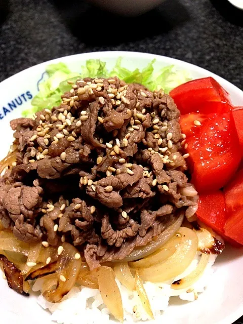 ☆焼き肉丼☆|がぁがさん