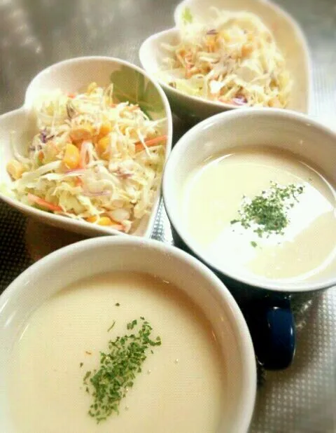 ﾋﾞｼｿﾜｰｽﾞ＆ｺｰﾙｽﾛｰｻﾗﾀﾞ|kitchentomokoさん