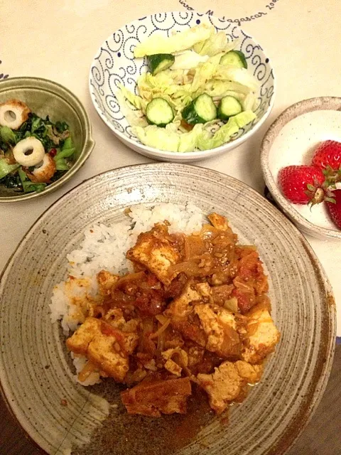 Spicy Tofu Curry.|Comer Ruyeeさん