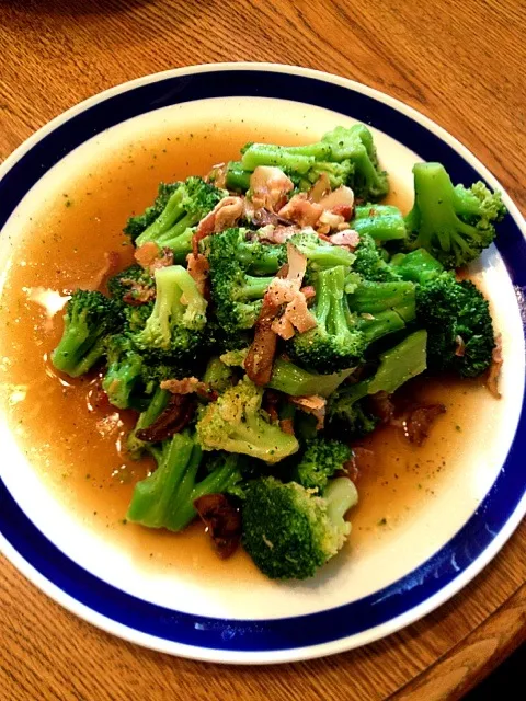 Bacons with broccoli|tangmoさん