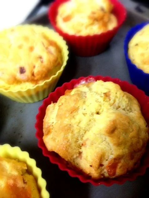 ham&cheese muffin for breakfast tomorrow morning|うきさん