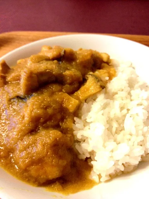 大根カレーにヒントにアレンジしたチキンカレー|よよさん