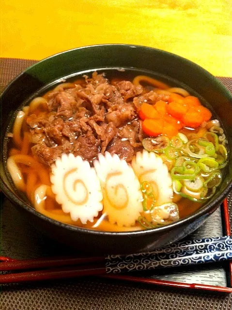 牛丼の残ったお肉をリメイク ★ 肉うどん|Hiromiromiさん