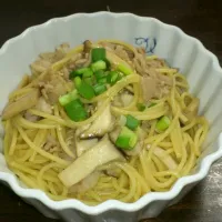 豚肉とエリンギのゆずこしょうパスタ|risaさん