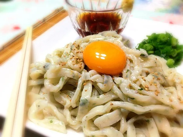 手打ち青紫蘇うどん|珍味( ´ ▽ ` )ﾉさん