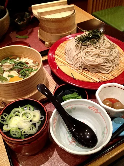 ランチに蕎麦と山菜飯セット|たのさん