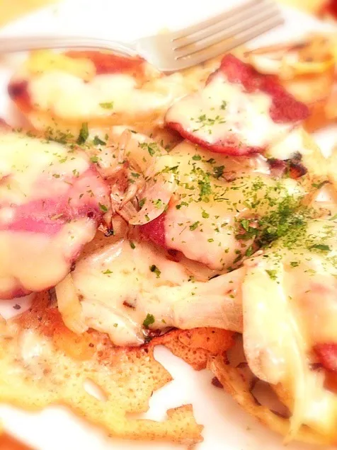 Cheese baked bacon&potato✨チーズベーコンポテト|🌈Ami🍻さん