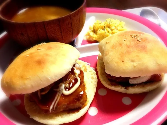 照り焼きチキンバーガー|maikoさん