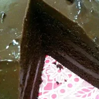 Dark chocolate cake ทำมือ เค้กวันเกิดจากญาติ|jakkritさん