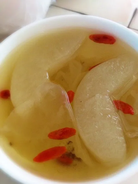 Snow fungus with pear and Osmanthus dessert|Debbieさん