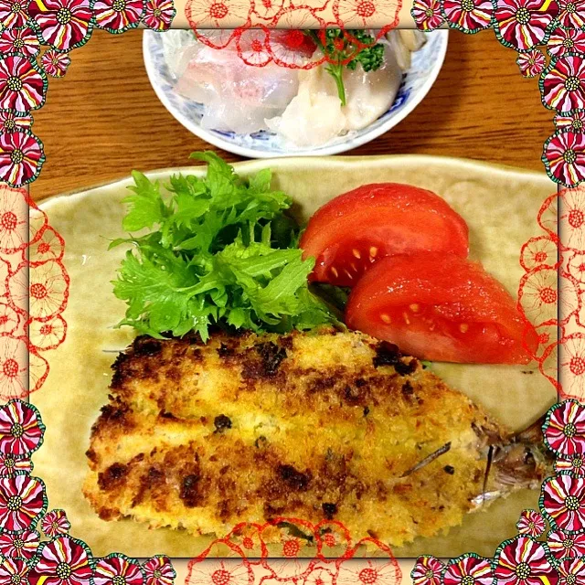 Sakaponさんの鰯の香味グリル焼作ったよ〜👍👍👍 / Breaded fried sardine seasoned with pickled plum|鰻大好き❤さん