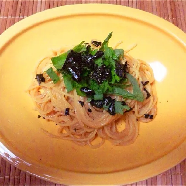 明太子のバター醤油パスタ|ちえさん