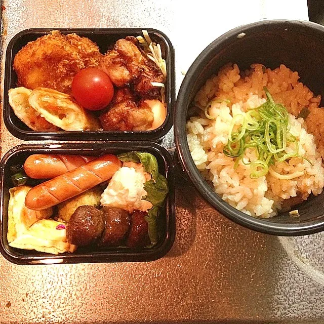 Snapdishの料理写真:2013.04.08 お弁当。|ゆきブヒさん