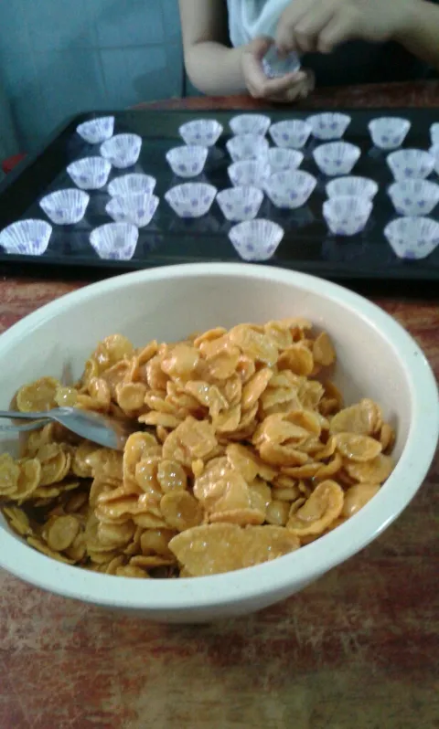 Cornflakes madu.|NiyaYayaさん