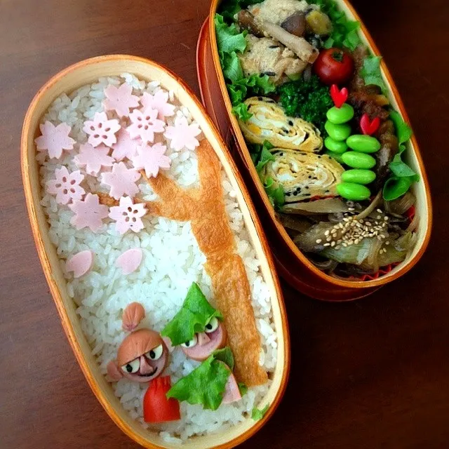 リトルミィとスナフキンのお花見弁当|manacocoさん