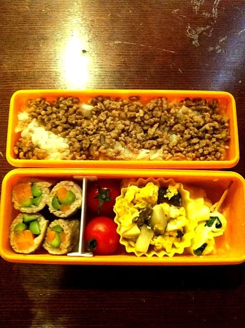 Snapdishの料理写真:4月8日  お弁当|せーらさん