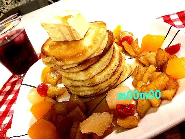 Pancake&Cinnamon Apple|n gainesさん