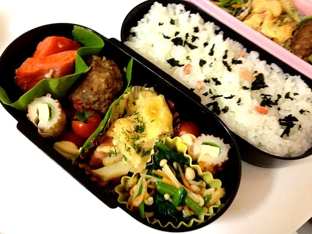 Snapdishの料理写真:4月9日の旦那弁当|ikeharaさん