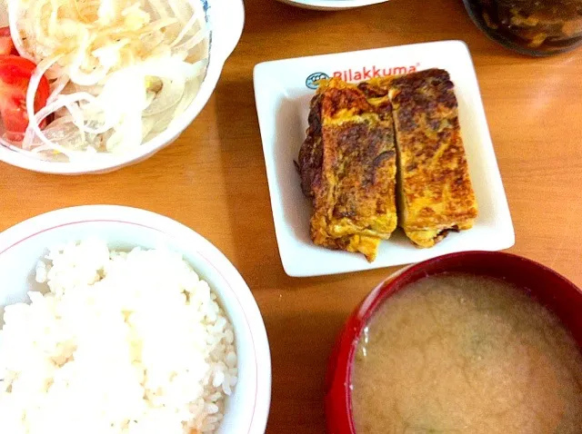 Snapdishの料理写真:出し巻き卵風玉子焼き|kanameさん