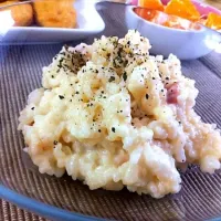 Snapdishの料理写真:ランチ🌟チーズリゾット|ワンコさん