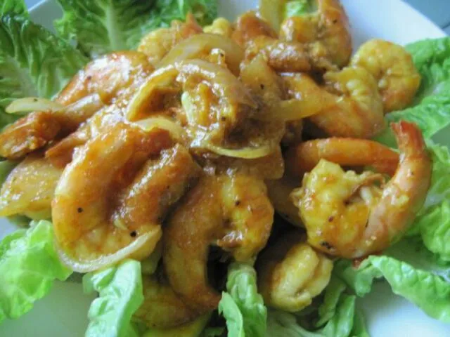 Prawns in Ginger Turmeric Sauce|Mrs BNazさん