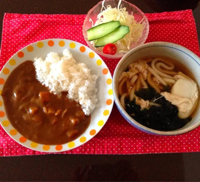 Snapdishの料理写真:なんちゃって（笑）カレーセット|純さん