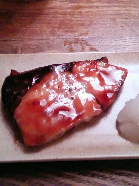 西新橋・たけとらの鰤の照り焼き|すーさん