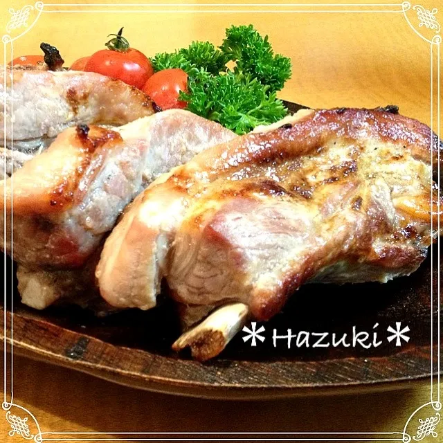 スペアリブの塩麹漬け焼き|Hazukiさん