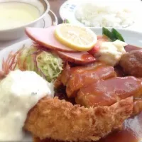 Snapdishの料理写真:ミックスランチ|ケンさん