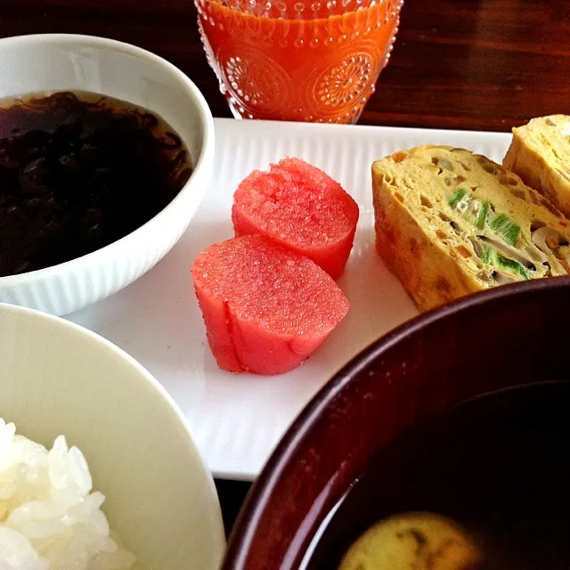 Snapdishの料理写真:明太子定食|長谷川裕子さん