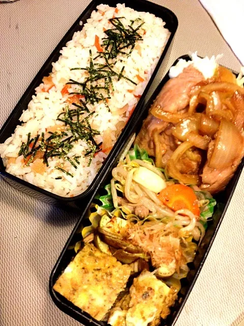 Snapdishの料理写真:主人のお弁当|あいさん