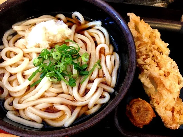 ぶっかけうどん＆竹輪天|亀pさん