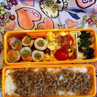 Snapdishの料理写真:4月9日  お弁当|せーらさん