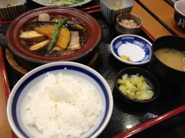 豚角煮定食|ひかりんさん