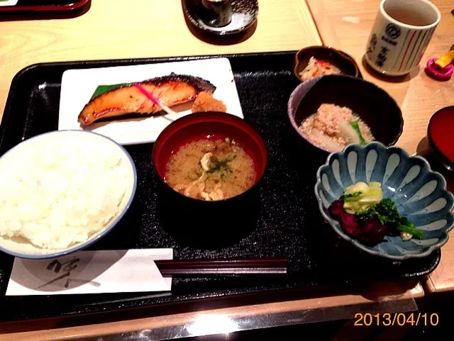 銀鱈粕漬け定食|みぃゆうさん